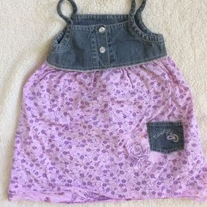 naartjie Summer Denim/Cotton Dress Girls 5/6